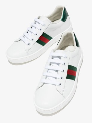Gucci Children Ace Web-stripe sneakers