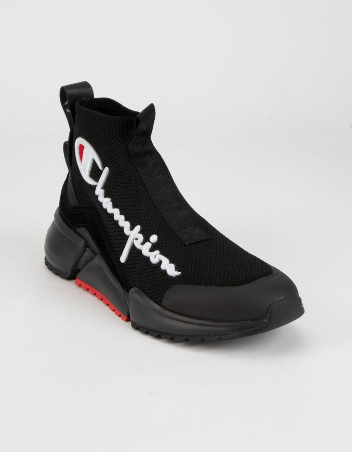 champion shoes all black