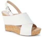 Thumbnail for your product : Saks Fifth Avenue Tumbled Faux Leather Wedge Sandals