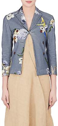 Acne Studios Women's Jelva Floral Cotton Corduroy Jacket