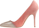 Thumbnail for your product : J.Crew Collection Roxie glitter suede pumps