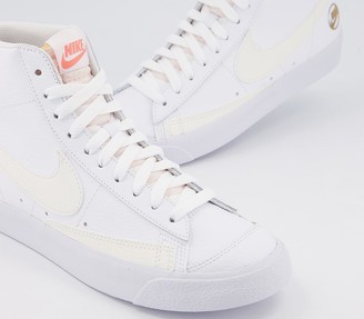 nike blazer mid 77 white sail metallic gold atomic pink