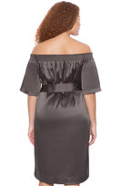 Thumbnail for your product : ELOQUII Plus Size Off the Shoulder Dress