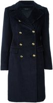 Thumbnail for your product : Tagliatore double-breasted mid coat - women - Cotton/Cupro - 40
