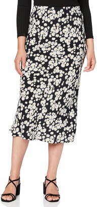 New Look Women's Daisy Bias Cut Skirt