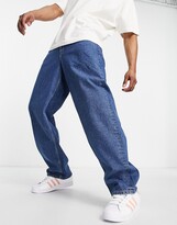 Thumbnail for your product : ASOS DESIGN ultra baggy jeans in mid wash blue