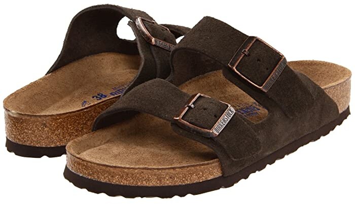 birkenstock arizona soft footbed mocha