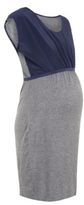 Thumbnail for your product : Mama Licious Mamalicious Grey Contrast Tie Back Dress