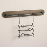 Thumbnail for your product : World Market Metal 3-Bottle Modular Kitchen Wall Storage Wine Rack