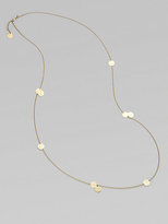 Thumbnail for your product : Roberto Coin Love Plus 18K Yellow Gold Station Necklace
