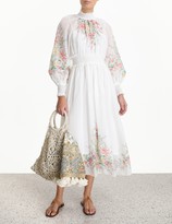 Thumbnail for your product : Zimmermann Zinnia Shirred Long Dress