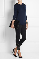 Thumbnail for your product : Rag and Bone 3856 Rag & bone Maribel suede-trimmed wool sweater