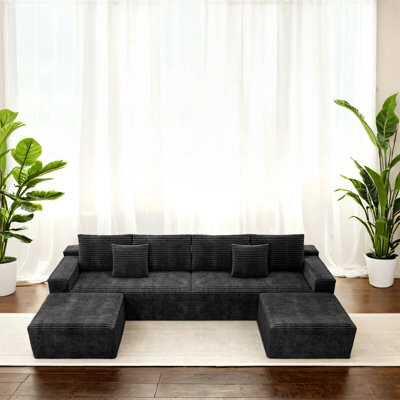 Ivy Bronx 137.8-inch Modular Sectional Sofa