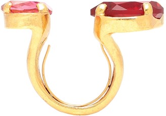 Oscar de la Renta Crystal-embellished ring