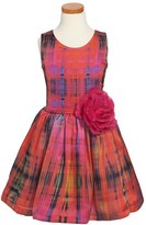 Thumbnail for your product : Zoë Ltd 'Pebble Rebel' Fit & Flare Dress (Big Girls)