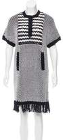 Thumbnail for your product : Thakoon Fringe-Trimmed Knit Dress