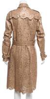 Thumbnail for your product : Burberry Laser Cut Leather Trench