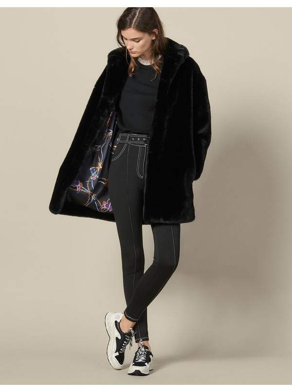 sandro faux fur