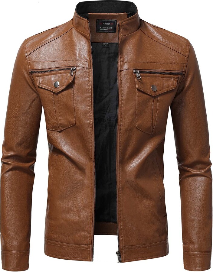Loro Piana Hooded Wilton Leather Jacket in Brown for Men Mens Clothing Jackets Leather jackets 
