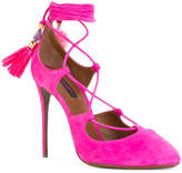 Thumbnail for your product : Dolce & Gabbana pompom tassel tie pumps