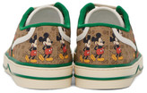 Thumbnail for your product : Gucci Brown Disney Edition GG Tennis 1977 Sneakers
