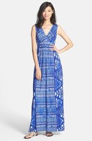 Thumbnail for your product : Maggy London Print Matte Jersey Maxi Dress