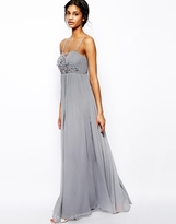 Thumbnail for your product : ASOS Embellished Bandeau Maxi Dress
