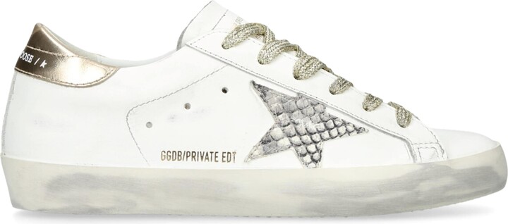 Golden Goose Leather Super-Star Sneakers