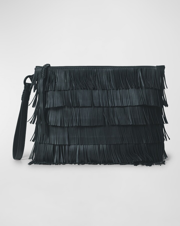 Fringe Crossbody Bag in Black – Bolsa Nova Handbags