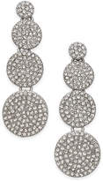 Thumbnail for your product : INC International Concepts Silver-Tone Pavandeacute; Disc Drop Earrings, Created for Macy's