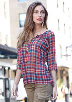 Thumbnail for your product : Alloy Brooklyn Plaid Tunic