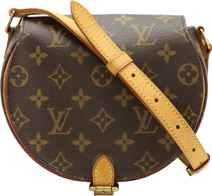 Louis Vuitton Brown Monogram Canvas Shoulder Bag (Authentic Pre-Loved)