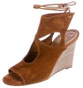 Thumbnail for your product : Aquazzura Sexy Thing Suede Wedges