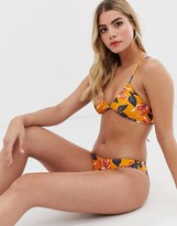 Thumbnail for your product : Vix floral bikini top