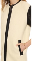 Thumbnail for your product : Alice + Olivia Structured Drop Shoulder Coat