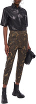 Thumbnail for your product : Sprwmn Printed Suede Track Pants