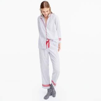 J.Crew Tipped cotton pajama set
