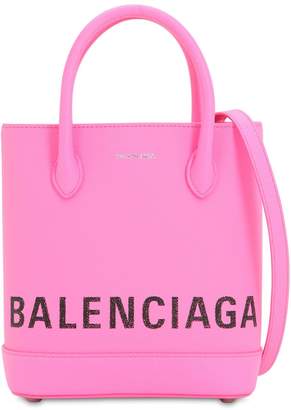Balenciaga Xxs Ville Logo Printed Tote Bag