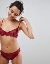 Thumbnail for your product : ASOS DESIGN Ria Basic Lace Mix & Match Hipster Bikini Bottom