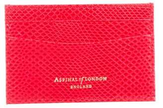 Aspinal of London Embossed Leather Cardholder