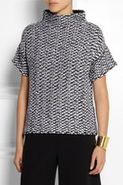 Thumbnail for your product : Fendi Wool and cashmere-blend bouclé top