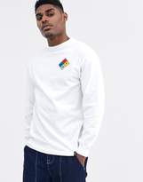 Thumbnail for your product : HUF Hazard long sleeve t-shirt with back print in white