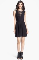 Thumbnail for your product : Bailey 44 B44 Dressed by Lace Inset Jersey Fit & Flare Dress