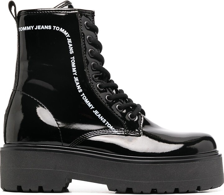 Tommy Hilfiger Black Women's Boots | Shop the world's largest collection of  fashion | ShopStyle