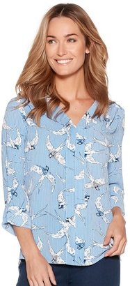 M&Co Bird print blouse