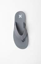 Thumbnail for your product : Hurley Fusion Grey & White Flip Flops