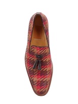 Thumbnail for your product : a. testoni Woven Nappa Leather Loafers