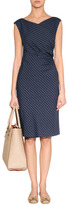 Thumbnail for your product : Ralph Lauren Black Label Navy/Cream Fine Pinstripe Wool Dress