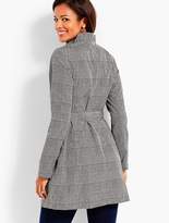 Thumbnail for your product : Talbots Glen Plaid Ruffle Trench Coat