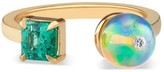 Thumbnail for your product : Ri Noor Toi Moi Opal Bead Emerald & Diamond Ring